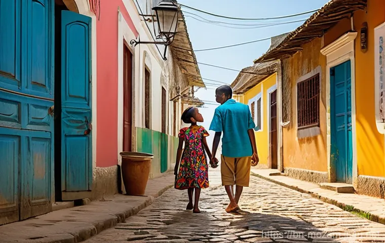 모잠비크에서 추천하는 가족 여행지 - **Prompt: Idyllic Beach Day and Dolphin Encounter at Bazaruto Archipelago, Mozambique**
    An breat...