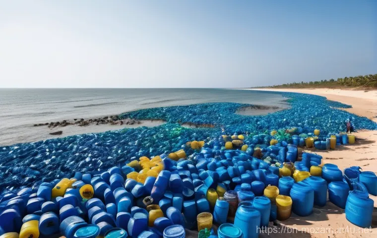 모잠비크의 해양 생태계 보존 노력 - **A Vibrant Underwater Sanctuary in Mozambique**
    A breathtaking, pristine underwater scene in th...